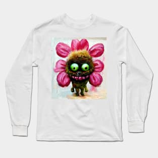 Cute flower plant monster Long Sleeve T-Shirt
